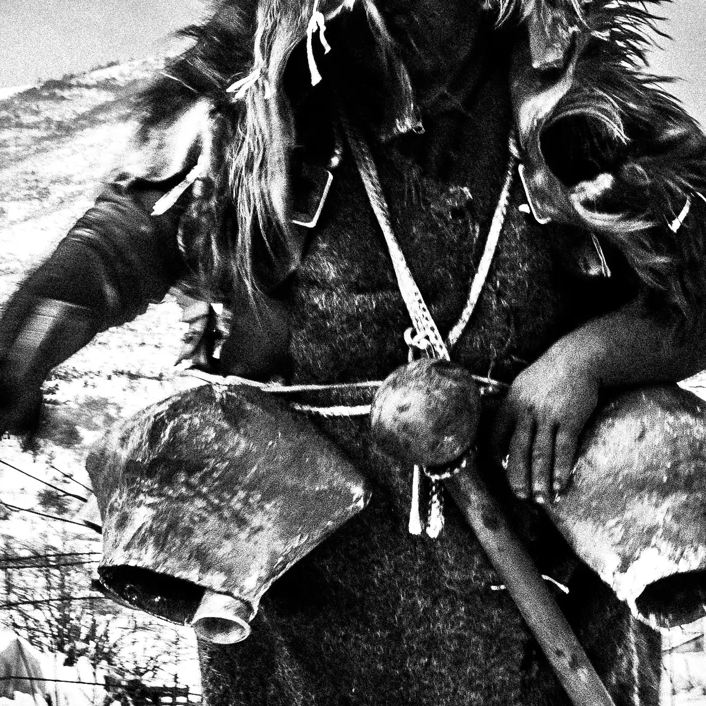 Black and White Photography Wall Art Greece | Arapis in Volax Drama by George Tatakis - detailed view