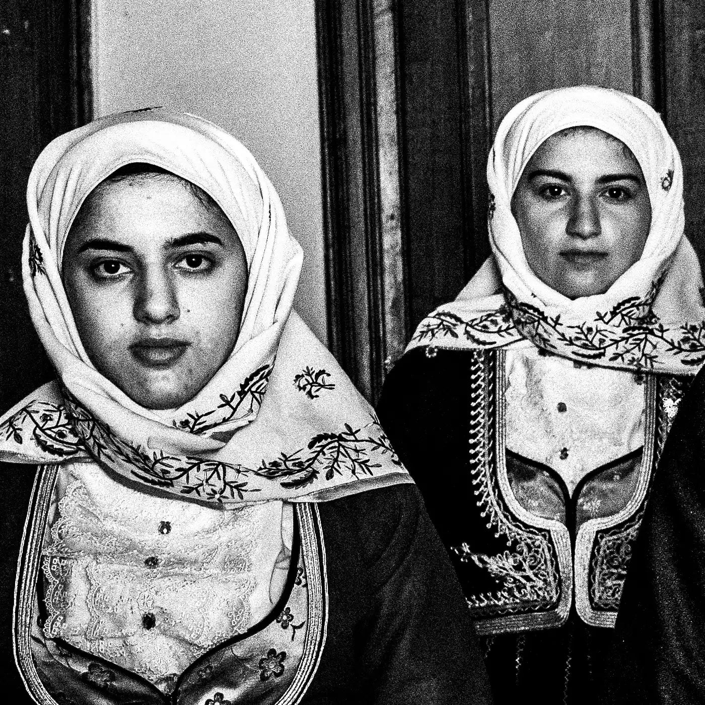 Black and White Photography Wall Art Greece | Costumes of Geraki in a traditional home Lakonia Peloponnese by George Tatakis - detailed view