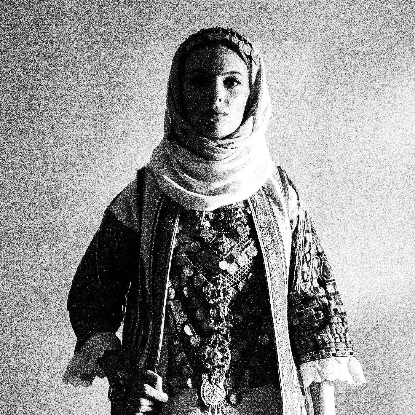 Black and White Photography Wall Art Greece | Costume of Kalyvia Attica by George Tatakis - detailed view