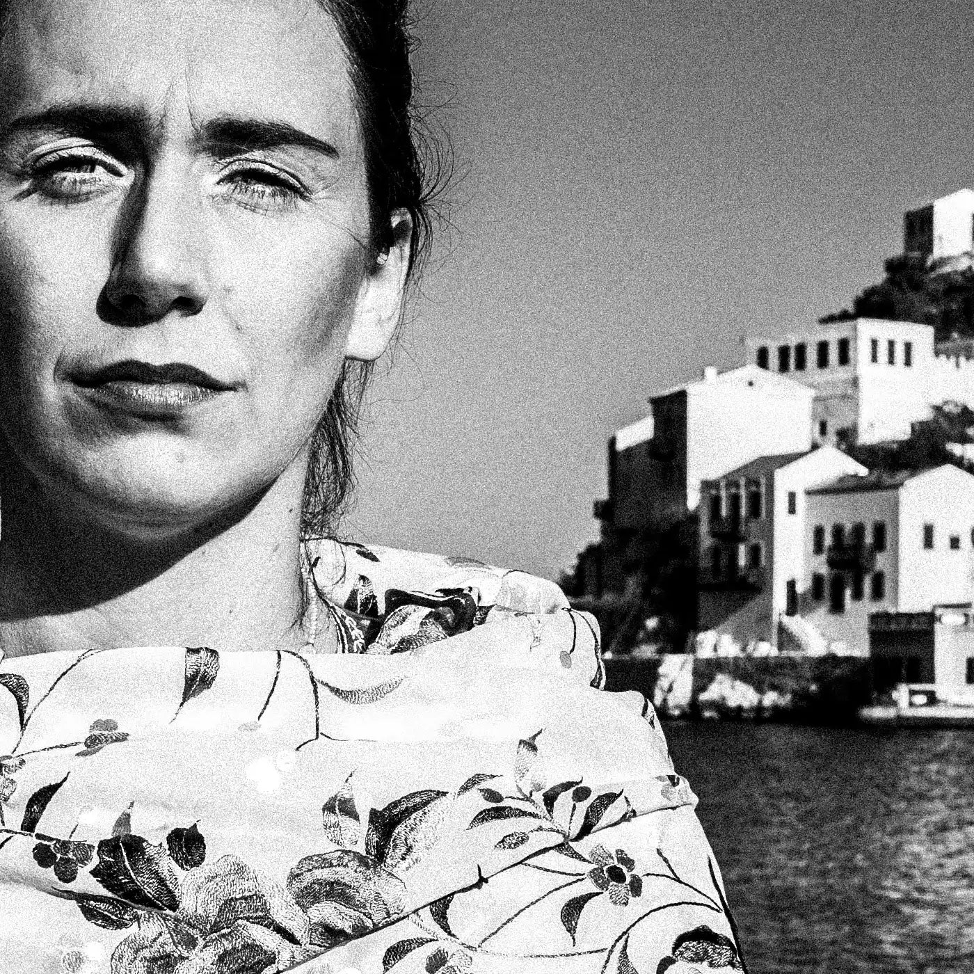 Black and White Photography Wall Art Greece | Costume of Kastellorizon island by the sea Dodecanese Greece by George Tatakis - detailed view