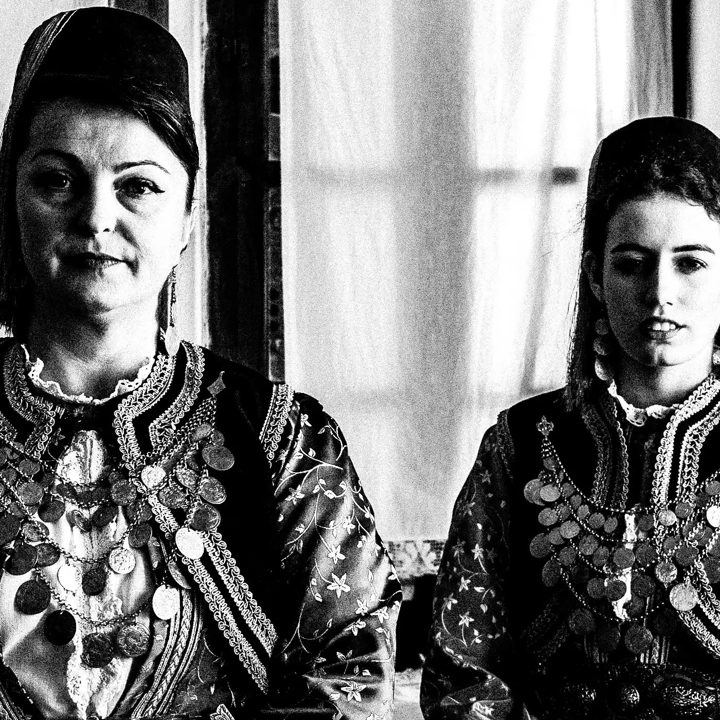 Black and White Photography Wall Art Greece | Urban costumes of Kastoria W. Macedonia by George Tatakis - details