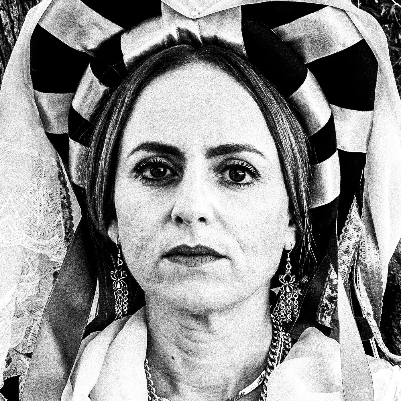 Black and White Photography Wall Art Greece | Costumes of southern Corfu island at the village Korakades Ionian Sea by George Tatakis - detailed view