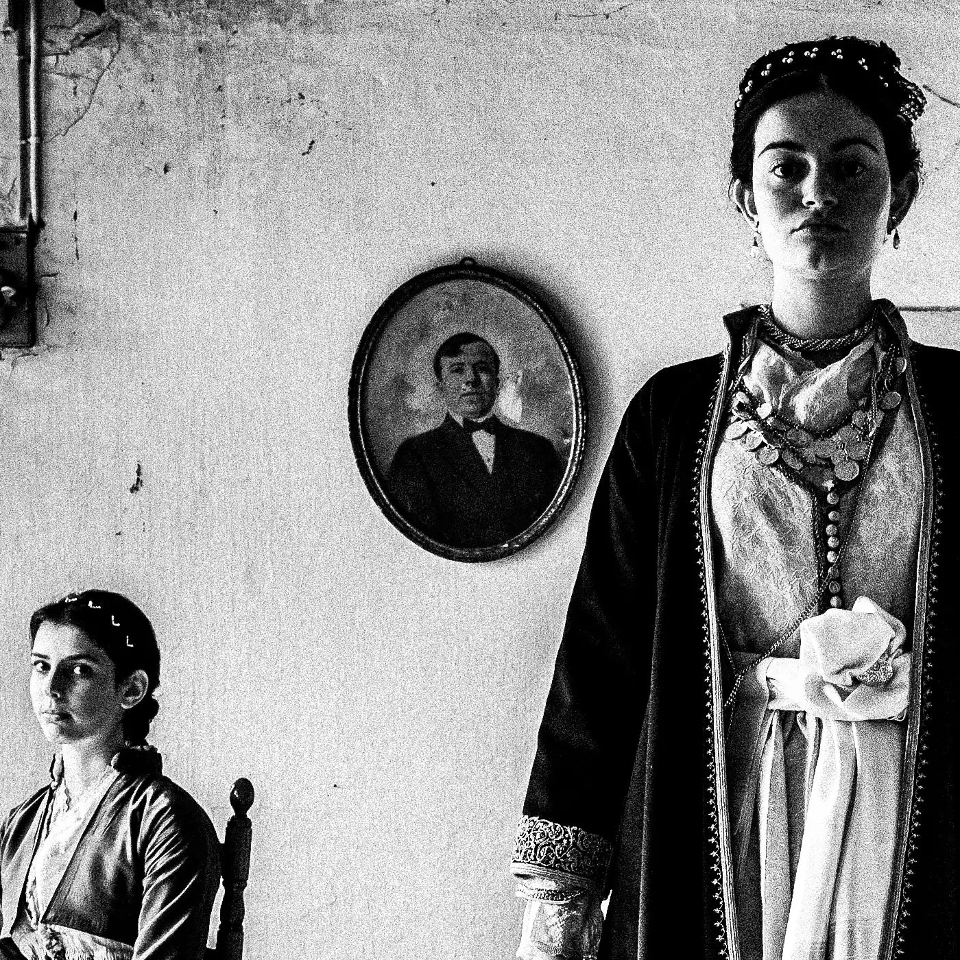 Black and White Photography Wall Art Greece | Costumes of Veria Macedonia by George Tatakis - detailed view