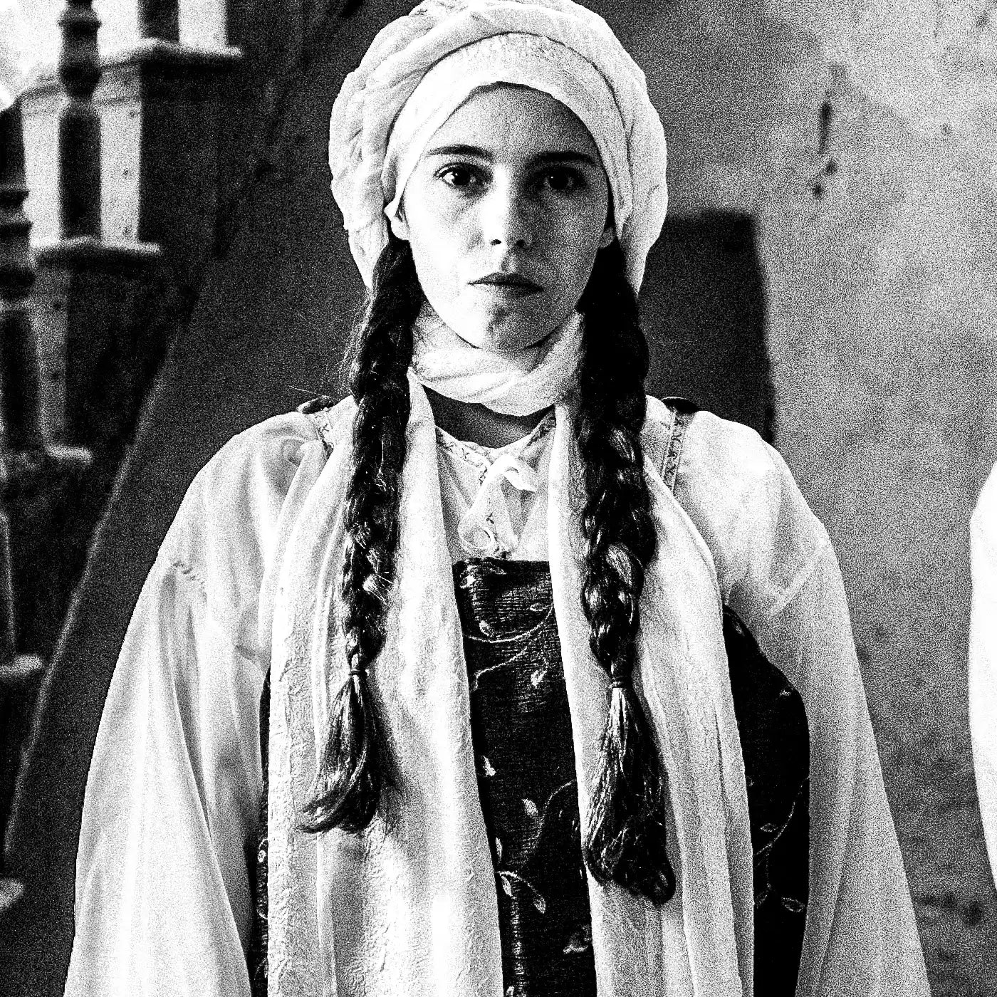 Black and White Photography Wall Art Greece | Vessa costumes Mastichochorea Chios island Greece by George Tatakis - detailed view