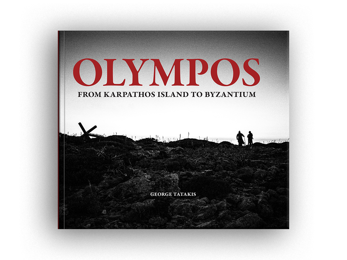 Black and White Coffee Table Photo Book By George Tatakis | Greece | Olympos - From Karpathos island to Byzantium | Worldwide Shipping