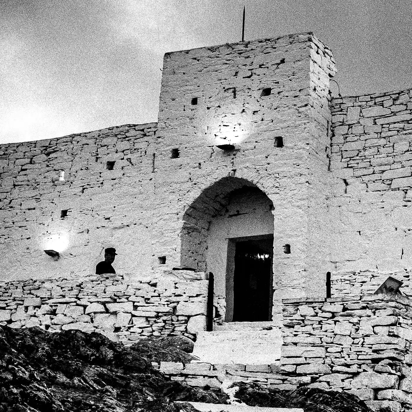 Black and White Photography Wall Art Greece | Profits Elias Sifnos Cyclades by George Tatakis - detailed view