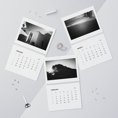 George Tatakis' Chorōs Santorini Calendar 2024 | 12 Months of Captivating Santorini Greek Island photos in Black & White - Q1 images