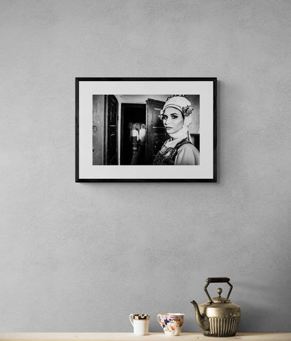 Black and White Photography Wall Art Greece | Olympoi costumes Mastichochorea Chios island Greece by George Tatakis - single framed photo