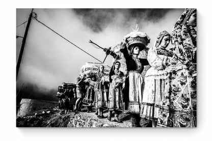 Black and White Photography Wall Art Greece | Dowry in Olympos Karpathos Dodecanese by George Tatakis - whole photo