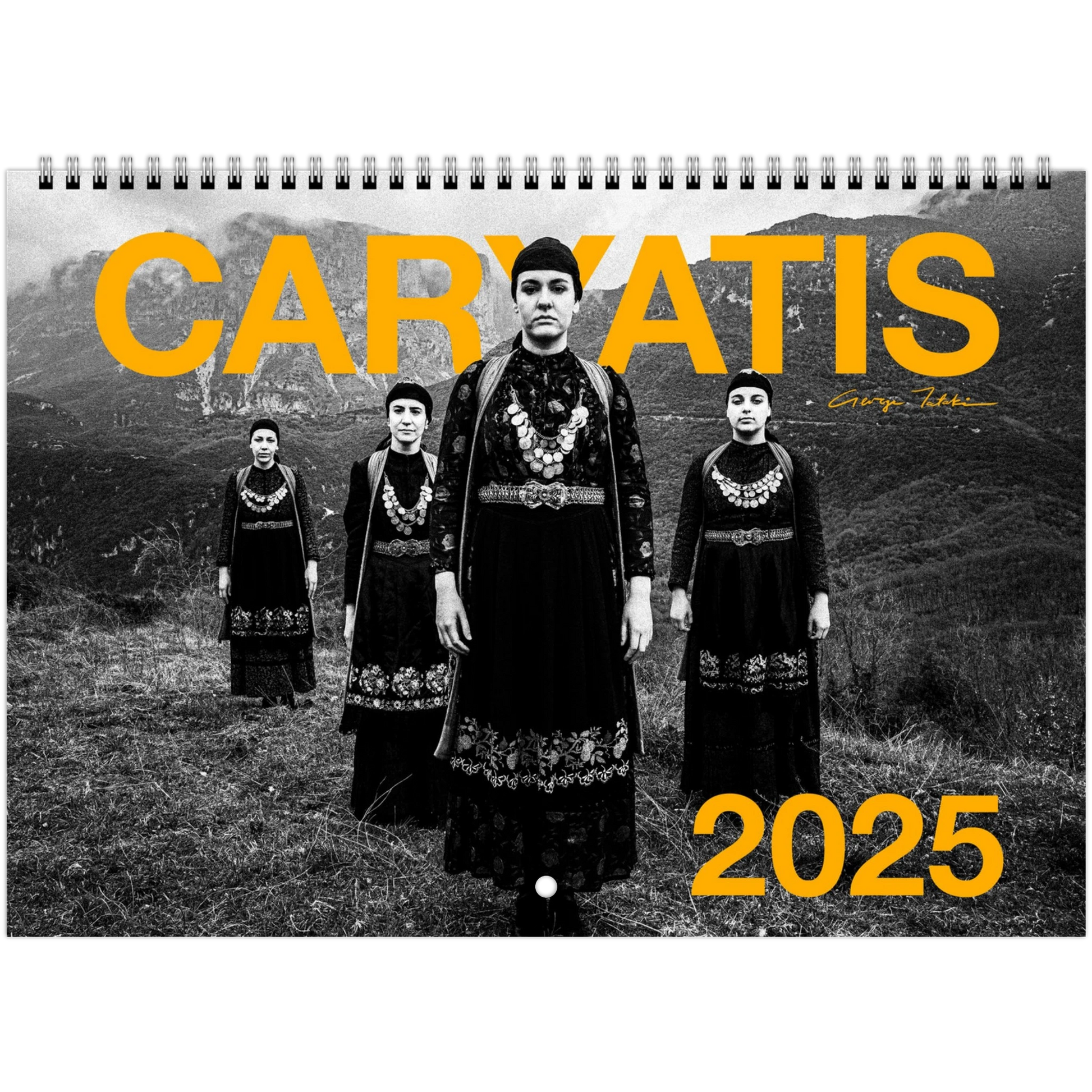 2025 Caryatis Wall Calendar (EU) – Black and White Photography