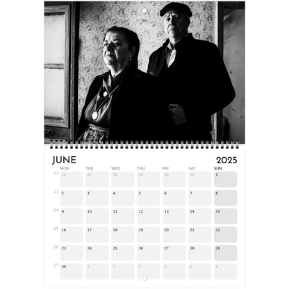 2025 Caryatis Wall Calendar (EU) – Black and White Photography