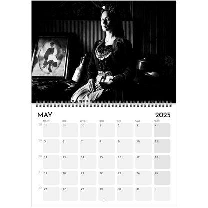 2025 Caryatis Wall Calendar (EU) – Black and White Photography