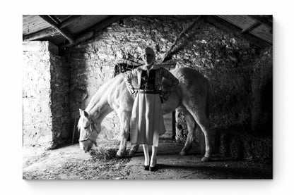 Black and White Photography Wall Art Greece | Delvinaki Pogoni Epirus by George Tatakis - whole photo