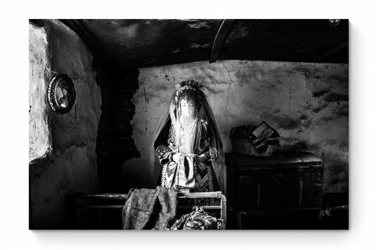 Black and White Photography Wall Art Greece | Bride at Isaakion Thrace by George Tatakis - whole photo