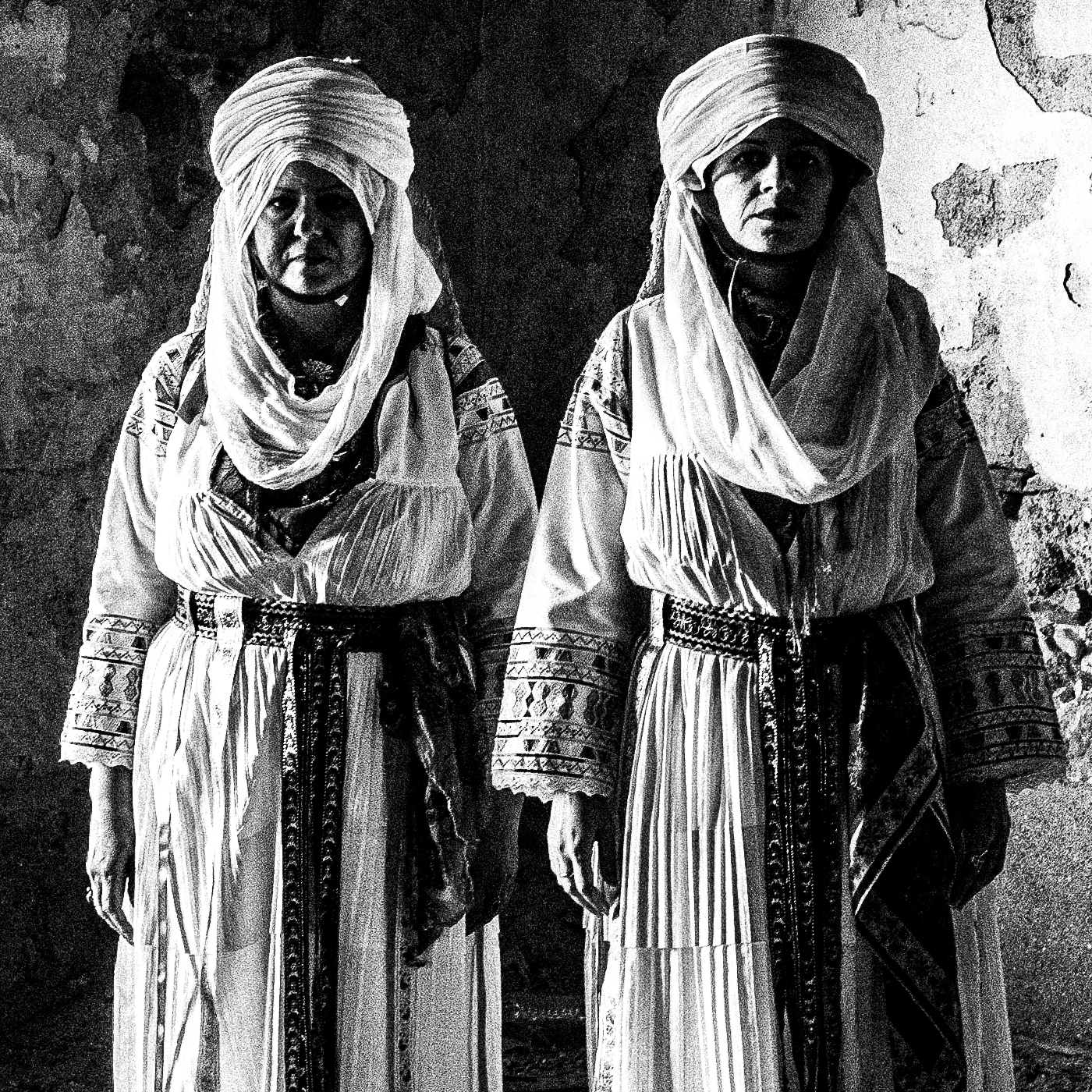 Black and White Photography Wall Art Greece | Kallamoti costumes Chios island Greece by George Tatakis - detailed view