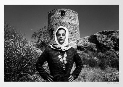 Black and White Photography Wall Art Greece | Castle Kalymnos Dodecanese by George Tatakis