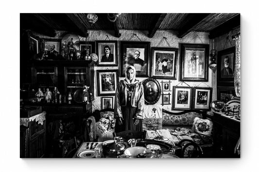 Black and White Photography Wall Art Greece | Costume of Kalymnos Dodecanese by George Tatakis - whole photo