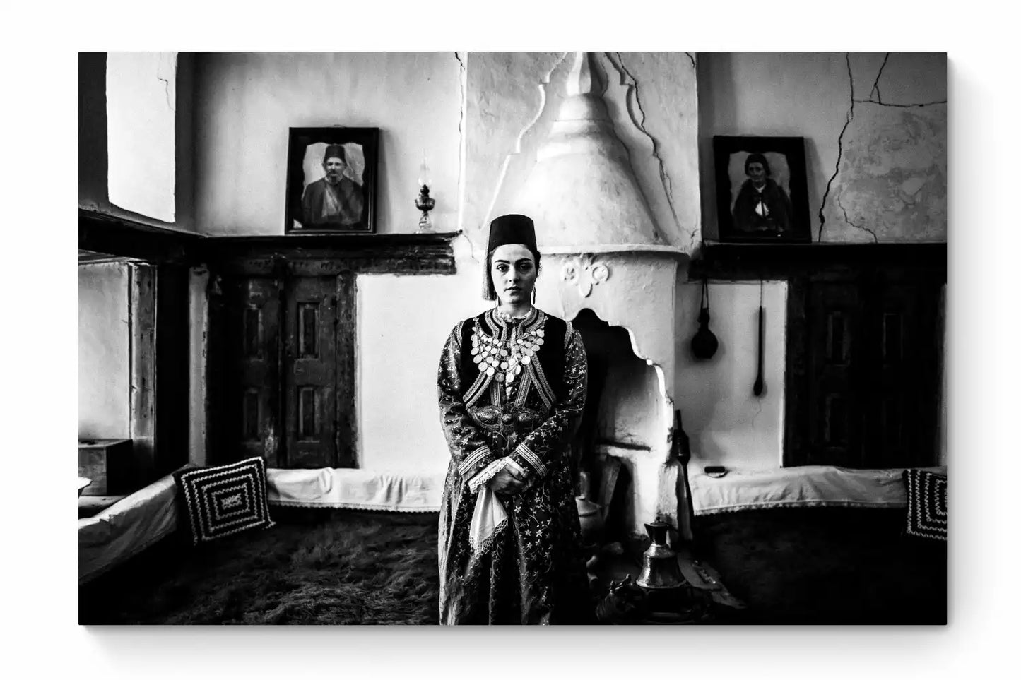 Black and White Photography Wall Art Greece | Urban costume of Kastoria W. Macedonia by George Tatakis - whole photo