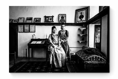 Black and White Photography Wall Art Greece | Urban costumes of Kastoria W. Macedonia by George Tatakis - whole photo