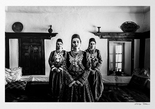 Black and White Photography Wall Art Greece | Urban costume of Kastoria W. Macedonia by George Tatakis