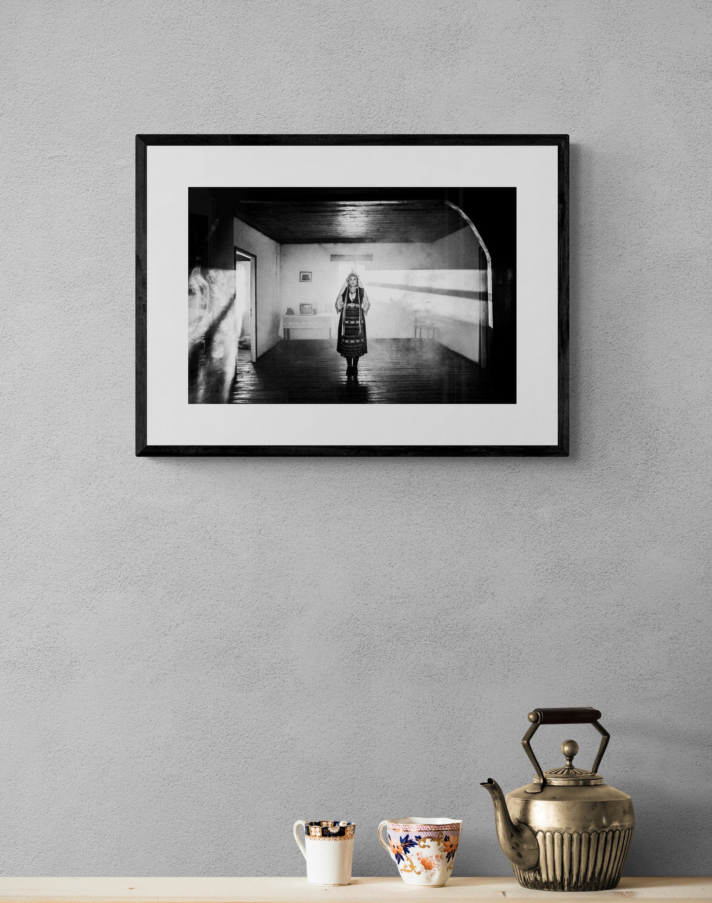 Black and White Photography Wall Art Greece | Rays of light Mani Thrace by George Tatakis - single framed photo