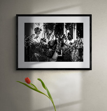 Black and White Photography Wall Art Greece | Costume of Martino Lokris Phthiotis Greece by George Tatakis - single framed photo