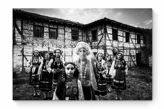 Black and White Photography Wall Art Greece | Costumes of Metaxades Thrace by George Tatakis - whole photo