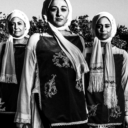 Black and White Photography Wall Art Greece | Nenita costumes Ionia Chios island Greece by George Tatakis - detailed view