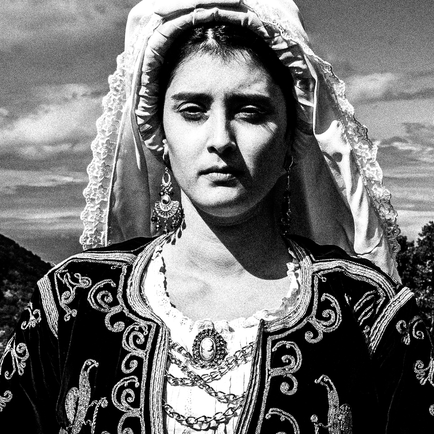 Black and White Photography Wall Art Greece | Costume of northern Corfu island in Palaea Perithea Ionian Sea by George Tatakis - detailed view