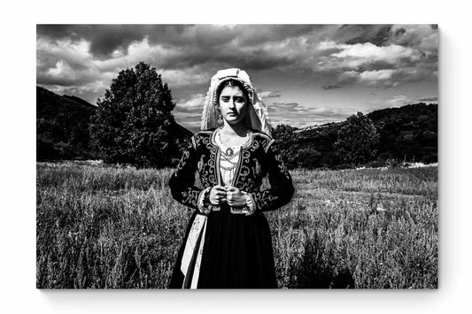 Black and White Photography Wall Art Greece | Costume of northern Corfu island in Palaea Perithea Ionian Sea by George Tatakis - whole photo