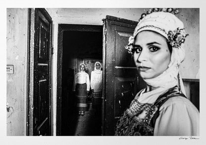 Black and White Photography Wall Art Greece | Olympoi costumes Mastichochorea Chios island Greece by George Tatakis