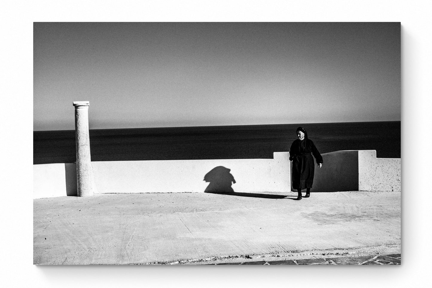 Black and White Photography Wall Art Greece | St. Minas Olympos Karpathos Dodecanese by George Tatakis - whole photo