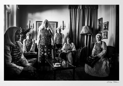 Black and White Photography Wall Art Greece | Costumes of Atalanti Lokris Phthiotis Greece by George Tatakis