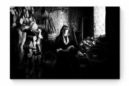 Black and White Photography Wall Art Greece | Costume of Prespes W. Macedonia by George Tatakis - whole photo