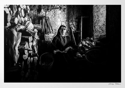 Black and White Photography Wall Art Greece | Costume of Prespes W. Macedonia by George Tatakis
