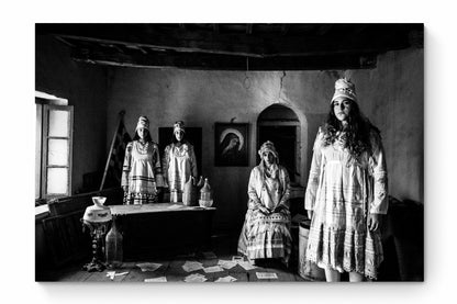 Black and White Photography Wall Art Greece | Thymiana costumes Agios Minas Chios island Greece by George Tatakis - whole photo