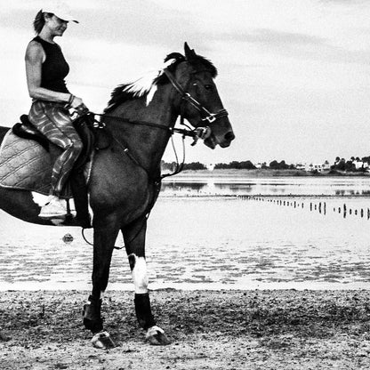 Black and White Photography Wall Art Greece | Salt lake Tigaki Kos Dodecanese by George Tatakis - detailed view