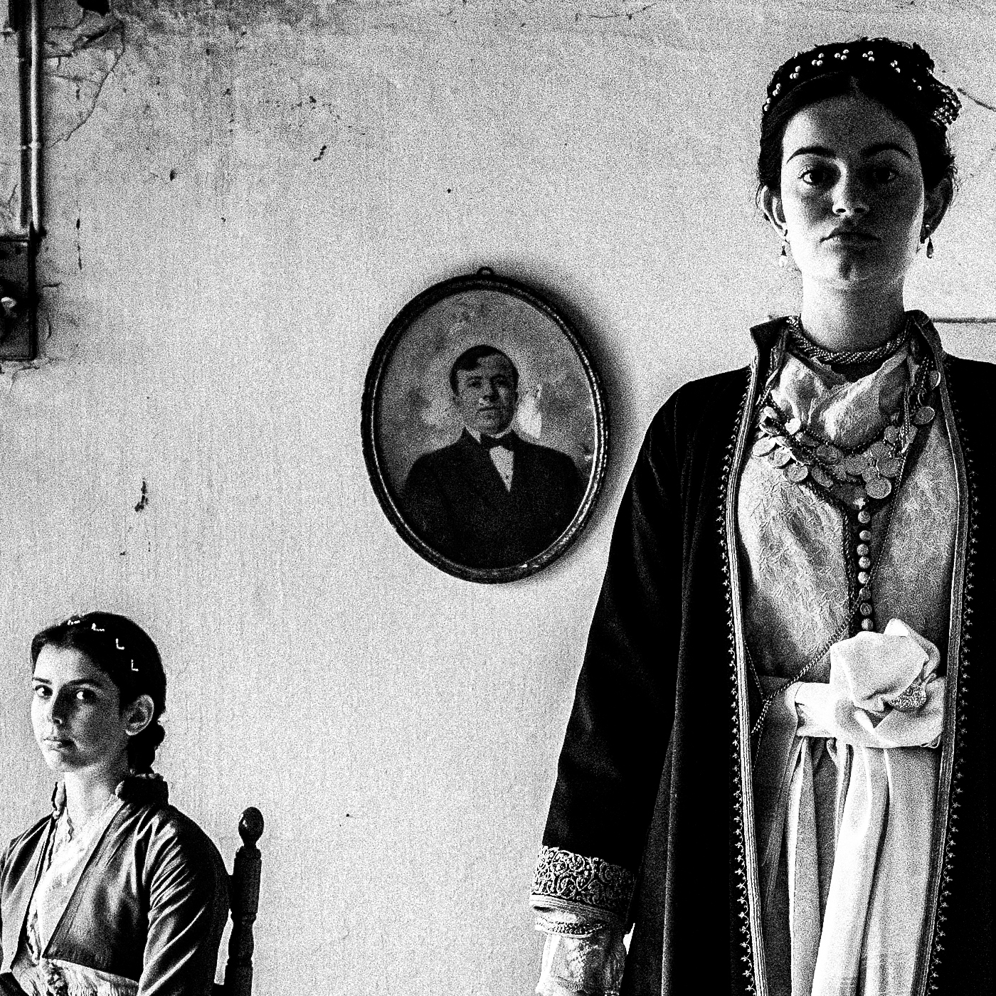Black and White Photography Wall Art Greece | Costumes of Veria Macedonia by George Tatakis - detailed view