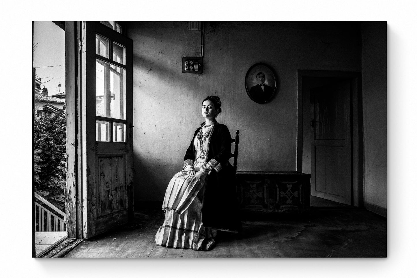 Black and White Photography Wall Art Greece | Costumes of Veria Macedonia by George Tatakis - whole photo