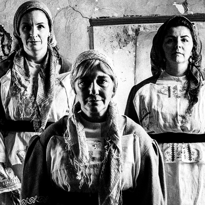 Black and White Photography Wall Art Greece | Volissos costumes Chios island Greece by George Tatakis - detailed view