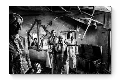 Black and White Photography Wall Art Greece | Volissos costumes Chios island Greece by George Tatakis - whole photo