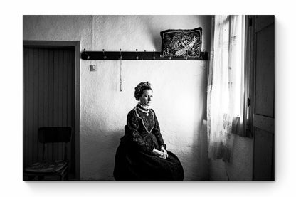 Black and White Photography Wall Art Greece | Costume of Vyssa Thrace by George Tatakis - whole photo