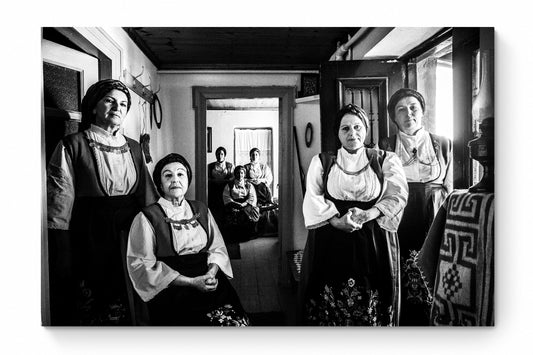 Black and White Photography Wall Art Greece | Costumes of Ypati Phthiotis Greece by George Tatakis - whole photo