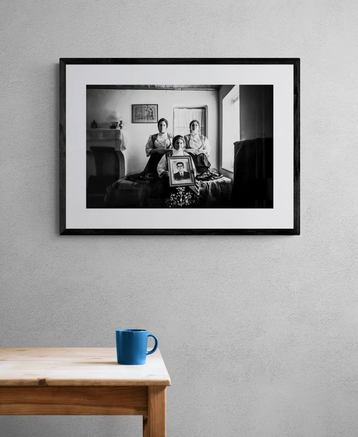 Black and White Photography Wall Art Greece | Costumes of Ypati Phthiotis Greece by George Tatakis - single framed photo