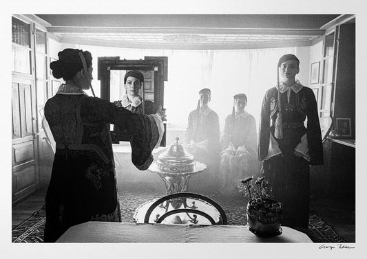 Ioannina, Epirus, Greece | Mirror in Mansion | Black-and-White Wall Art Photography