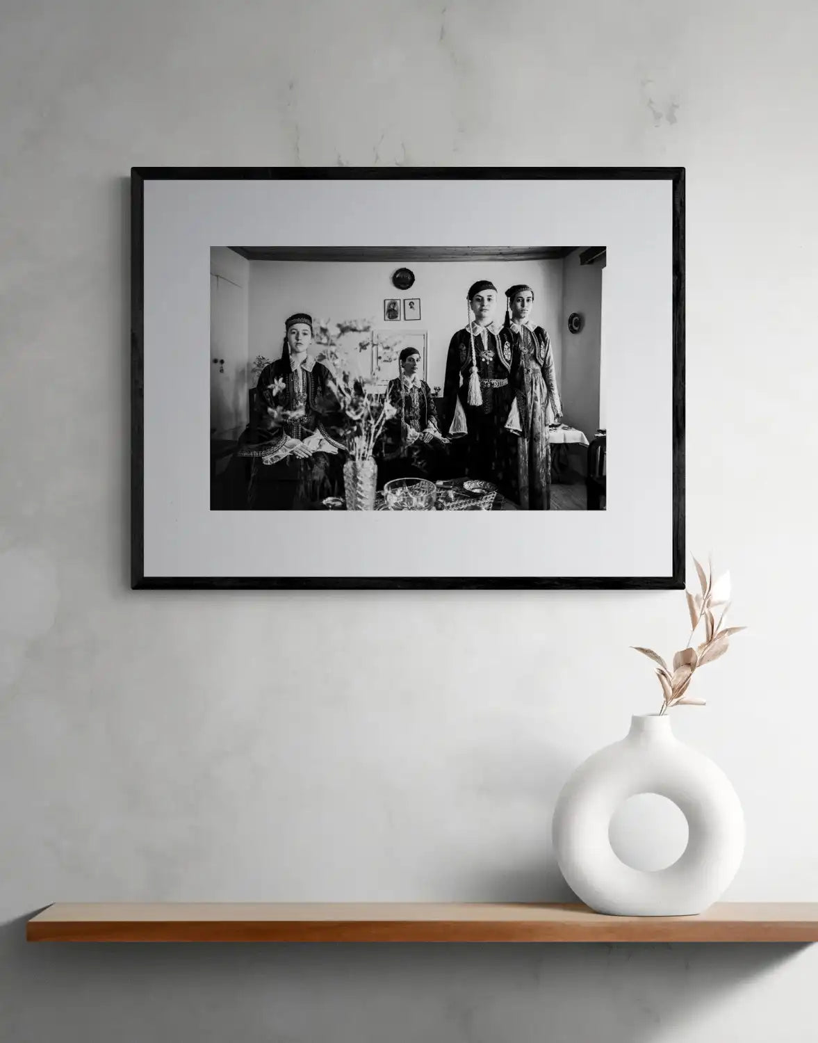 Ioannina, Epirus, Greece | In a Local Home | Black-and-White Wall Art Photography - single print framed