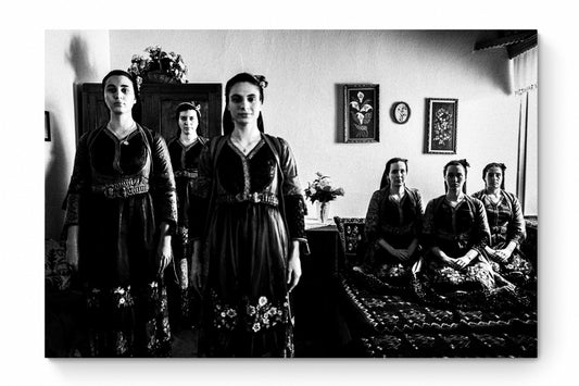 Metsovo, Epirus, Greece | Costumes in Local House | Black-and-White Wall Art Photography - thumb
