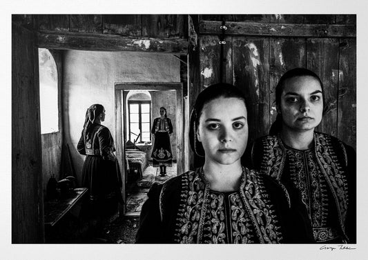 Filiates, Thesprotia, Epirus, Greece | In an Old House | Black-and-White Wall Art Photography