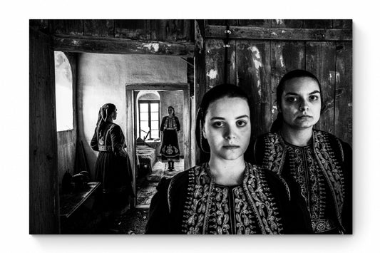 Filiates, Thesprotia, Epirus, Greece | In an Old House | Black-and-White Wall Art Photography - thumb