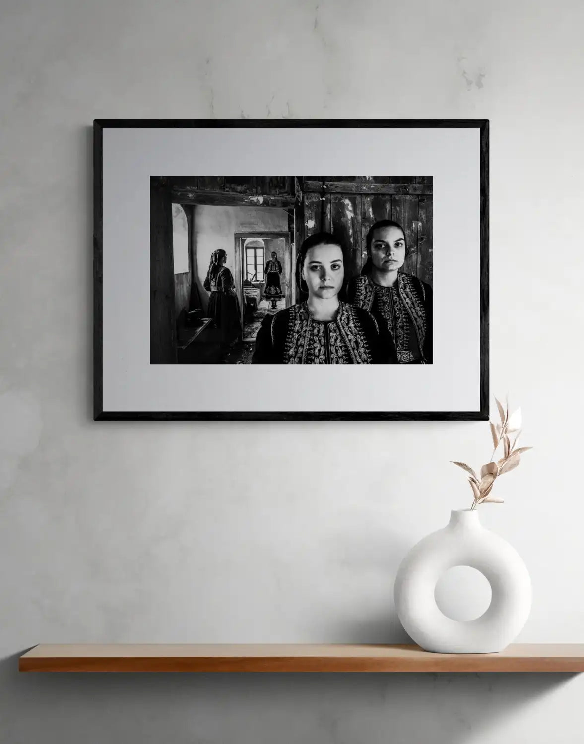 Filiates, Thesprotia, Epirus, Greece | In an Old House | Black-and-White Wall Art Photography - single print framed